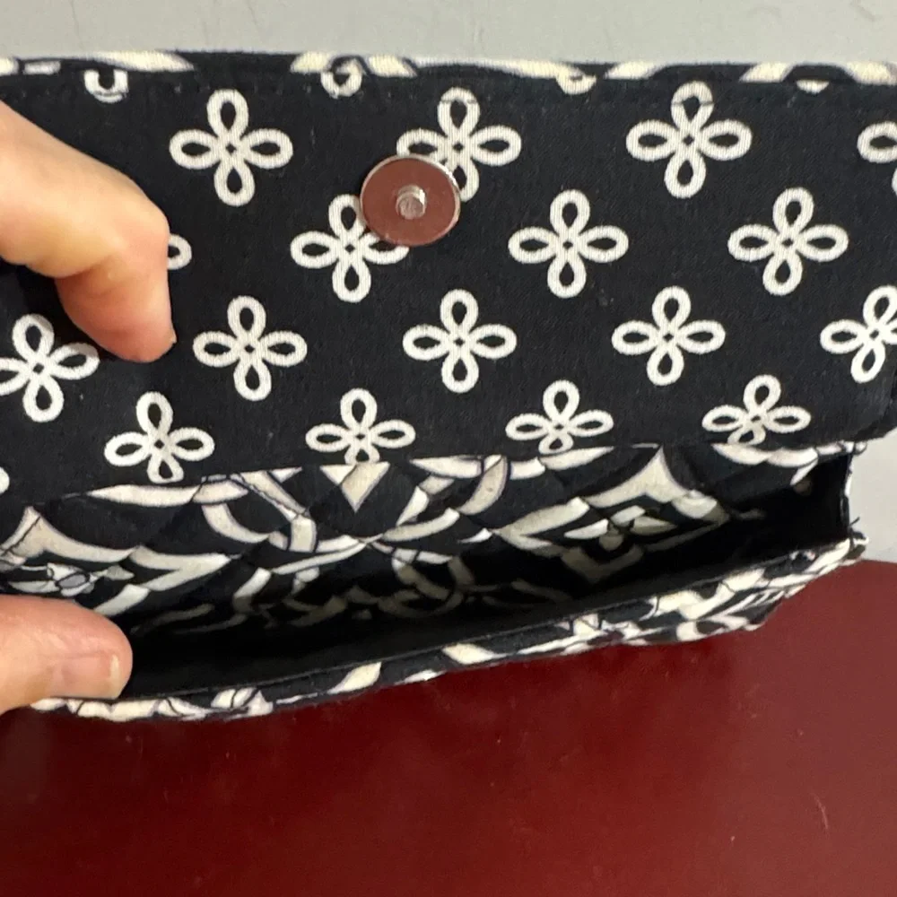 Vera Bradley Concerto Black and White Crossbody Bag